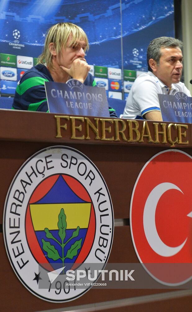Press conference of Fenerbahce team head coach Aykut Kocaman