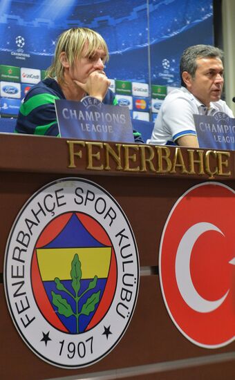 Press conference of Fenerbahce team head coach Aykut Kocaman