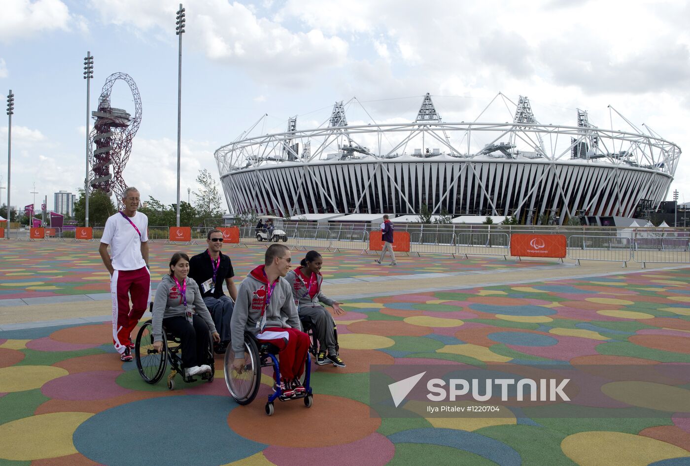 Preparations for opening the XIV Paralympic Games 2012 in London