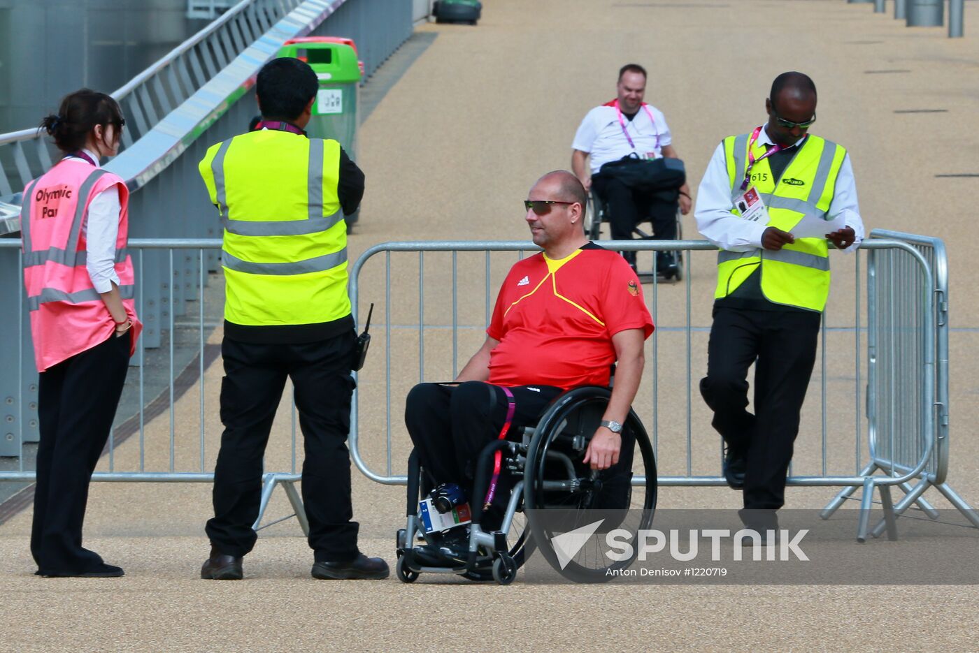 Preparations for opening the XIV Paralympic Games 2012 in London