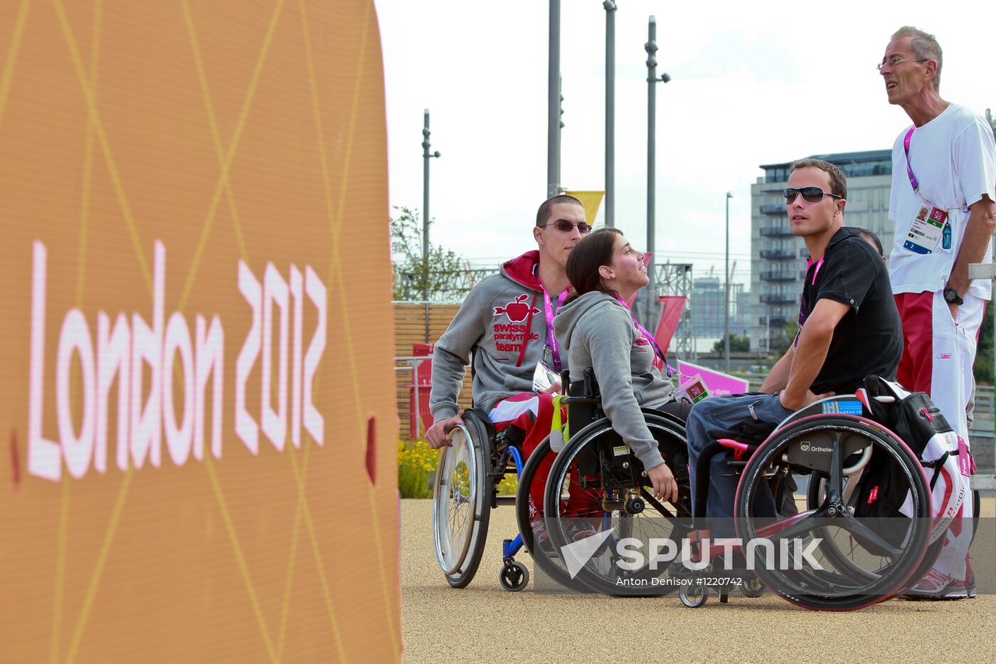 Preparations for opening the XIV Paralympic Games 2012 in London