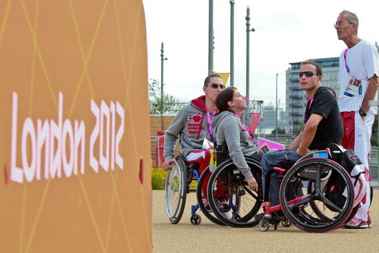 Preparations for opening the XIV Paralympic Games 2012 in London