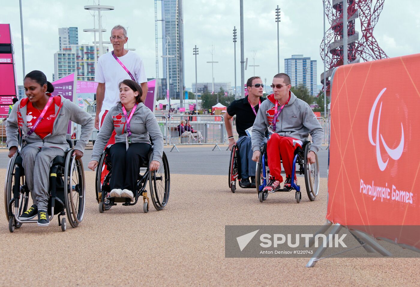 Preparations for opening the XIV Paralympic Games 2012 in London