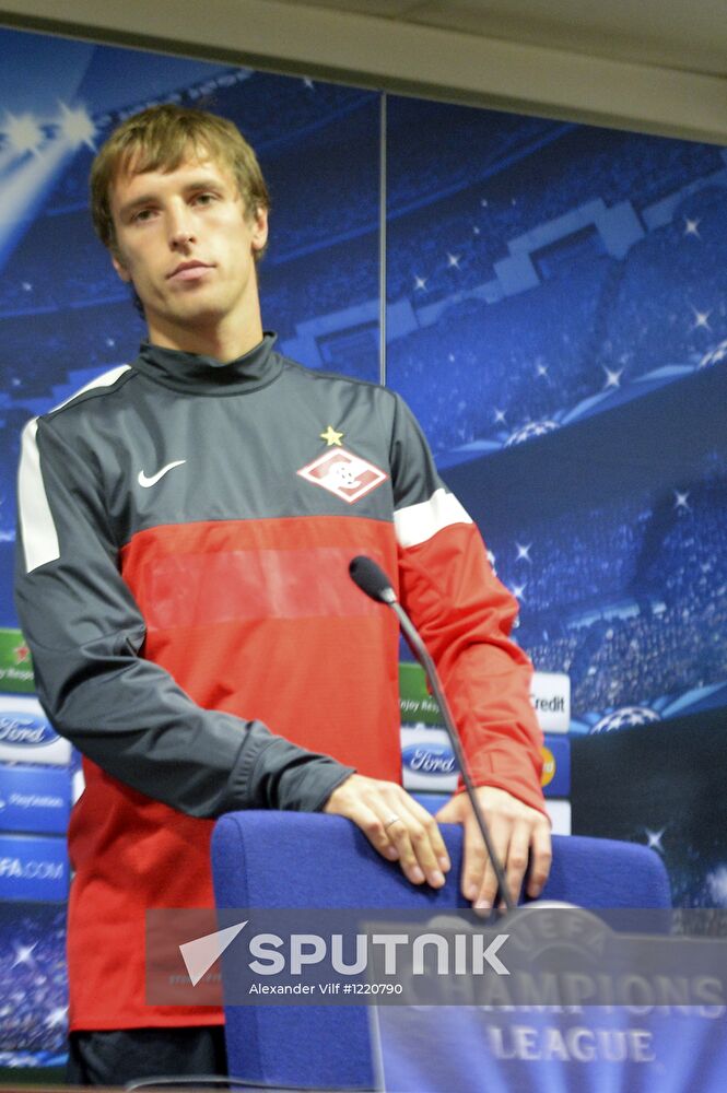 Press conference by head coach of FC Spartak Unai Emery