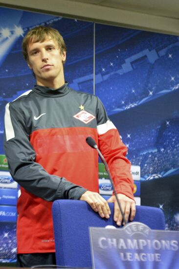 Press conference by head coach of FC Spartak Unai Emery