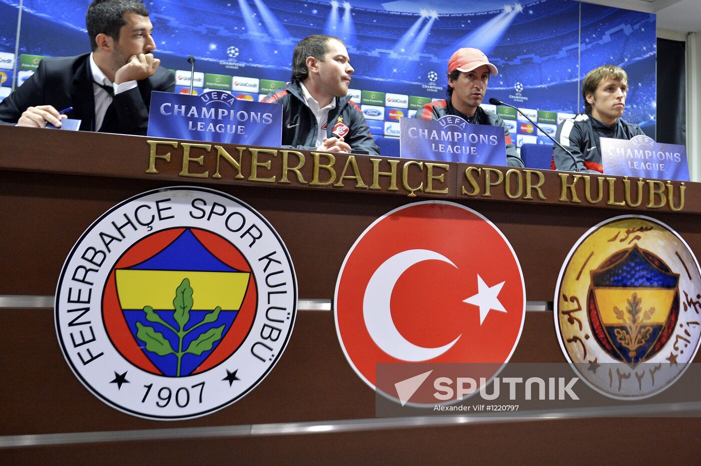 Press conference by head coach of FC Spartak Unai Emery
