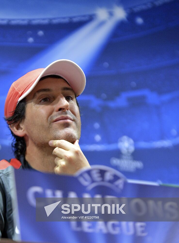 Press conference by head coach of FC Spartak Unai Emery