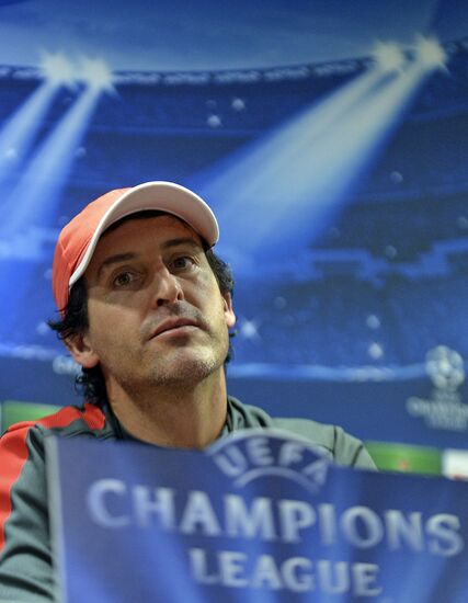 Press conference by head coach of FC Spartak Unai Emery