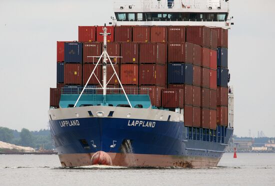 Container terminal of Kaliningrad Sea Port