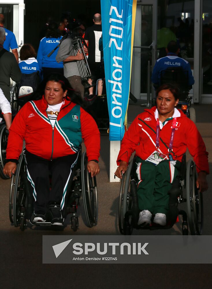 Preparations for opening the XIV Paralympic Games 2012 in London