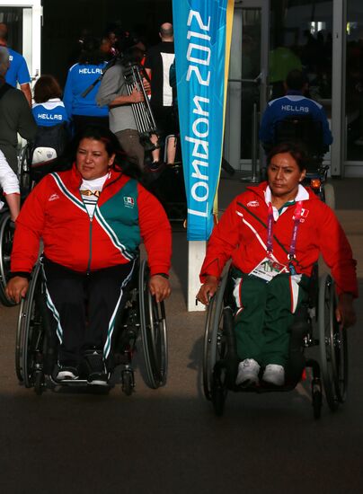 Preparations for opening the XIV Paralympic Games 2012 in London