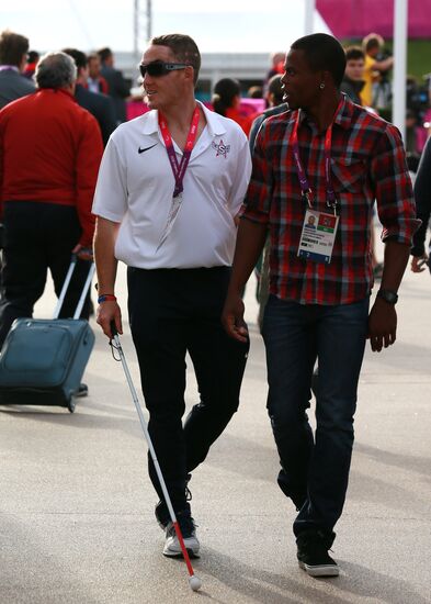 Preparations for opening the XIV Paralympic Games 2012 in London