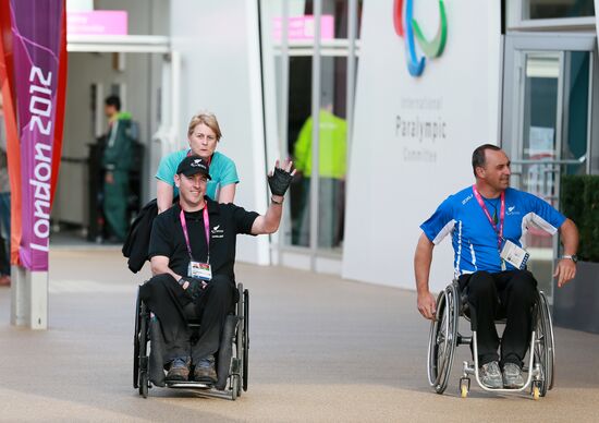 Preparations for opening the XIV Paralympic Games 2012 in London