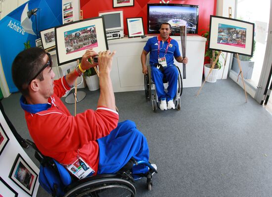 Preparations for opening the XIV Paralympic Games 2012 in London