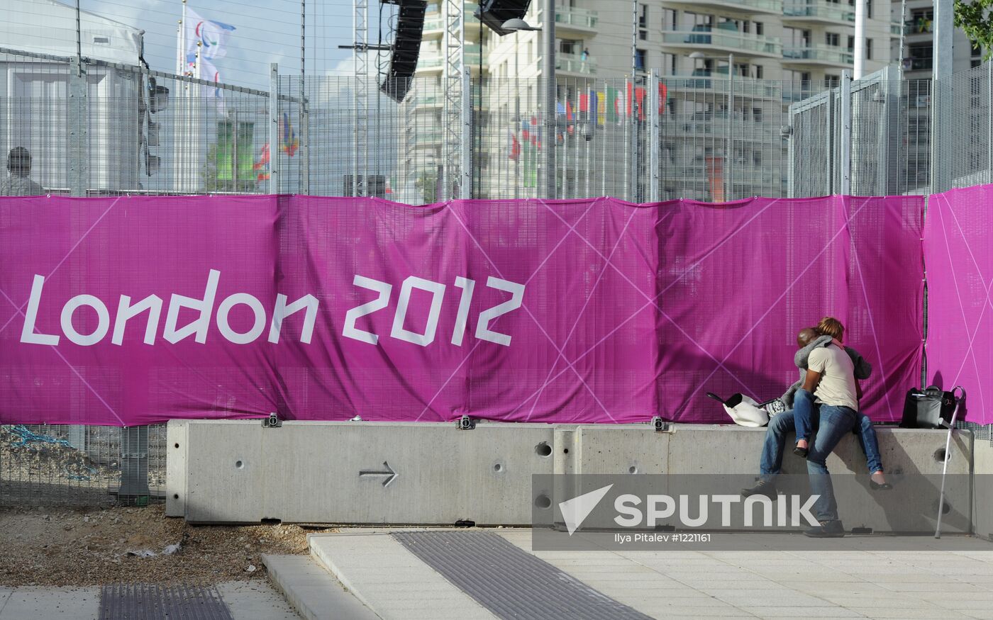 Preparations for opening the XIV Paralympic Games 2012 in London