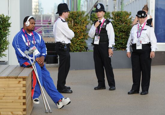 Preparations for opening the XIV Paralympic Games 2012 in London