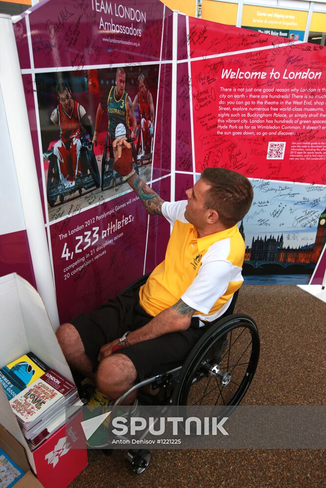 Preparations for opening the XIV Paralympic Games 2012 in London