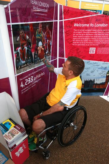 Preparations for opening the XIV Paralympic Games 2012 in London