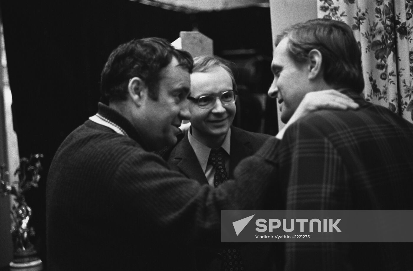 Eldar Ryazanov, Andrei Myagkov and Oleg Basilashvili