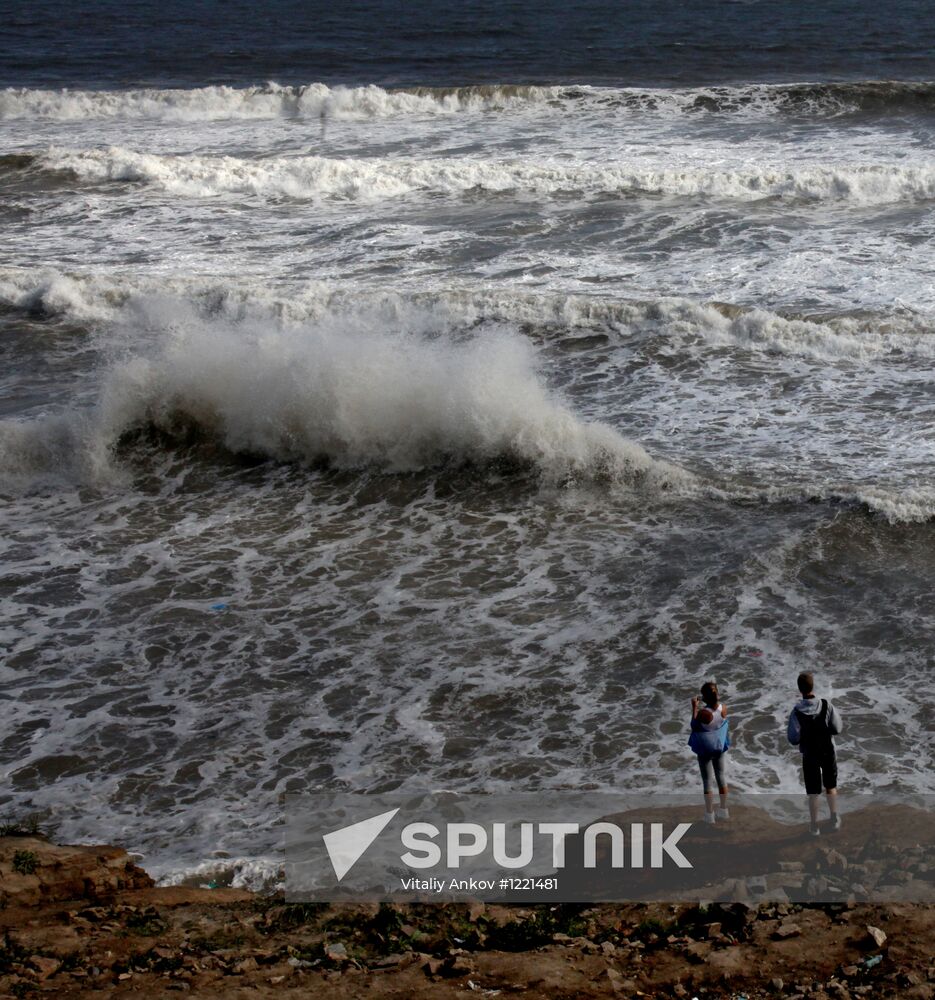 Typhoon Bolaven in Far East