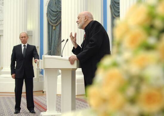 Russian President Putin awards state awards in the Kremlin