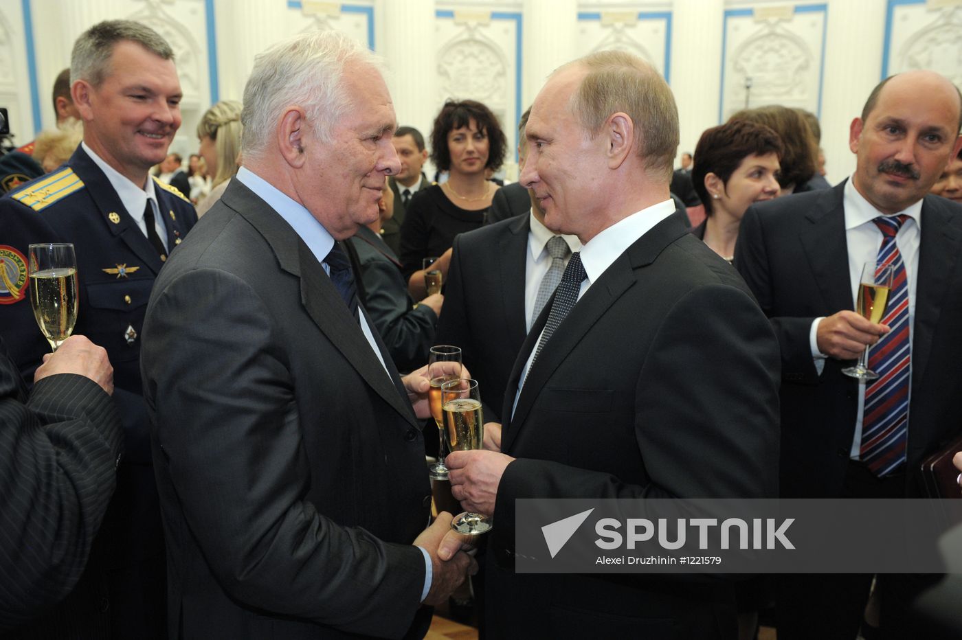 Russian President Putin presents state awards in the Kremlin