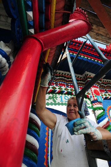 House of blacksmith S.Kirillov in Kunara, Sverdlovsk Region