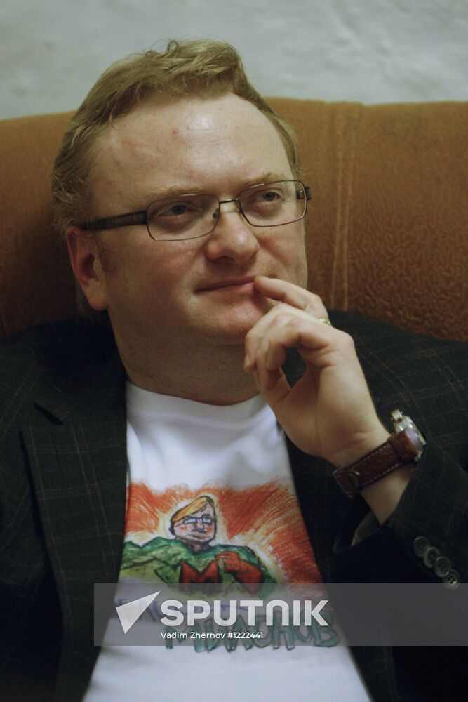 Vitaly Milonov, deputy of St. Petersburg Legislative Assembly