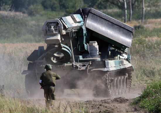 Marine and paratroopers landing drill in Kaliningrad Region