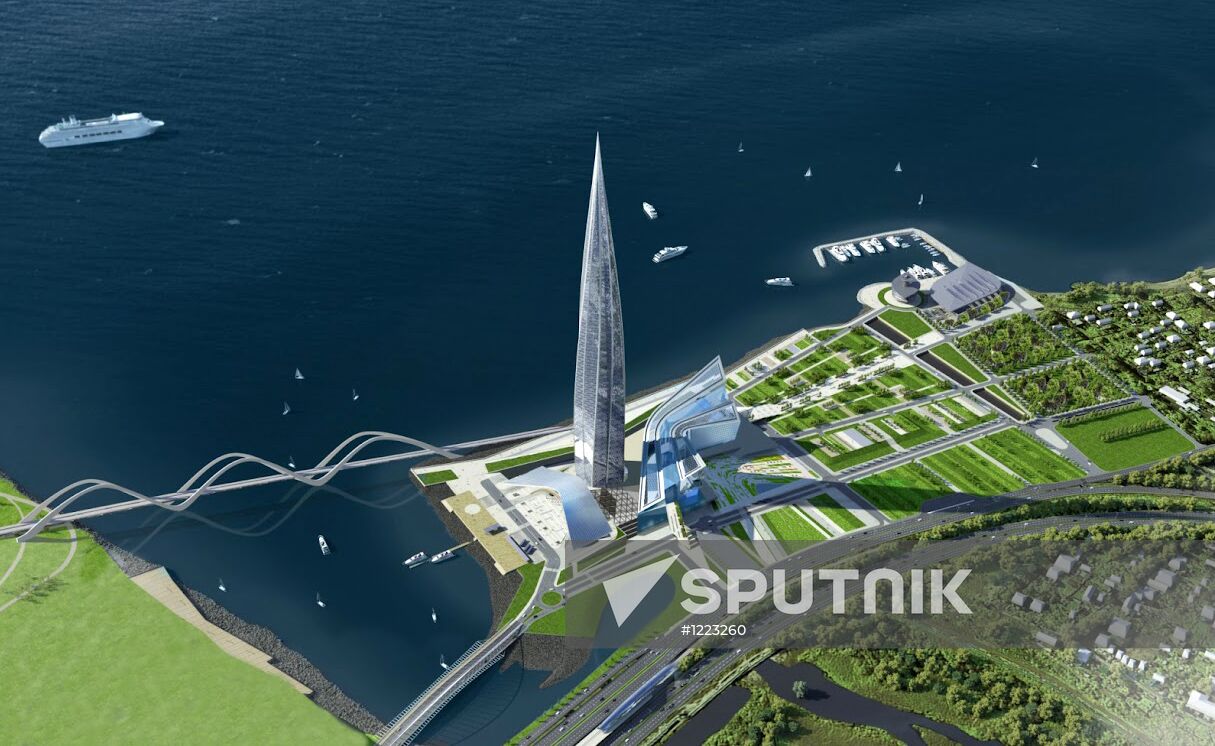 St. Petersburg's Lakhta Center construction project