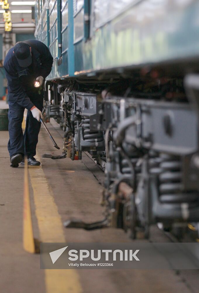 Moscow metro’s Kaluzhskoye yard