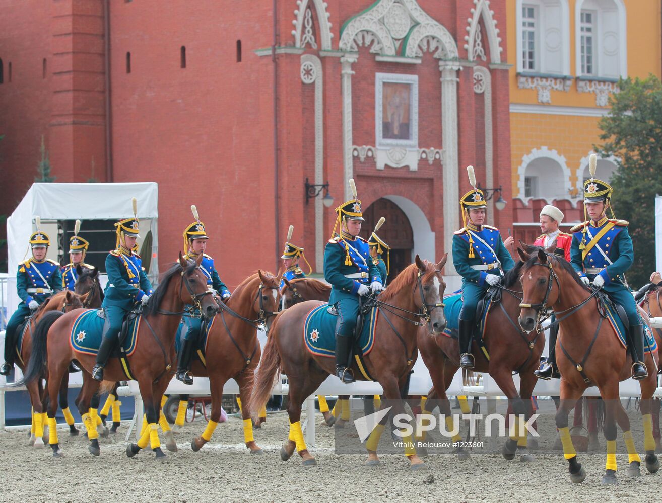 Full dress rehearsal of Spasskaya Tower Festival