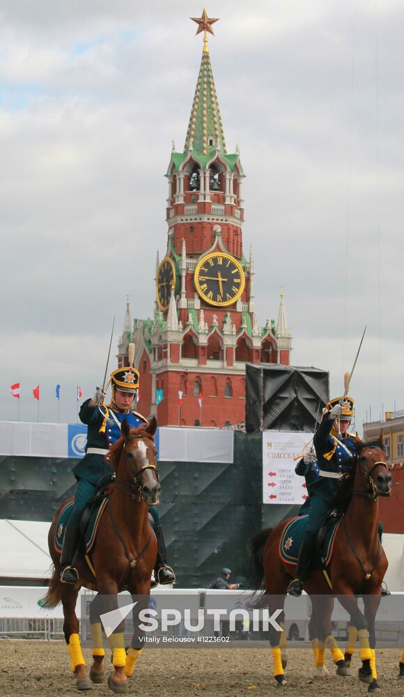 Full dress rehearsal of Spasskaya Tower Festival
