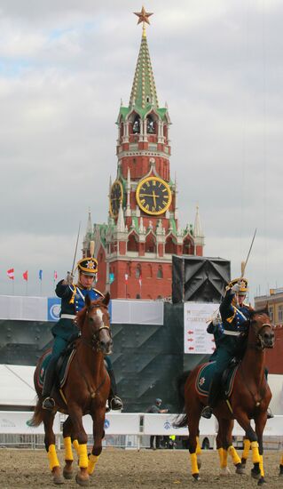 Full dress rehearsal of Spasskaya Tower Festival