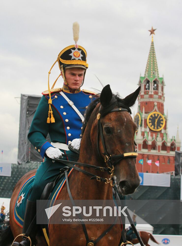 Full dress rehearsal of Spasskaya Tower Festival