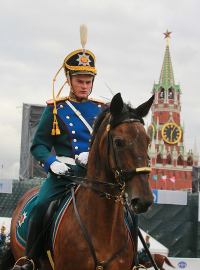 Full dress rehearsal of Spasskaya Tower Festival