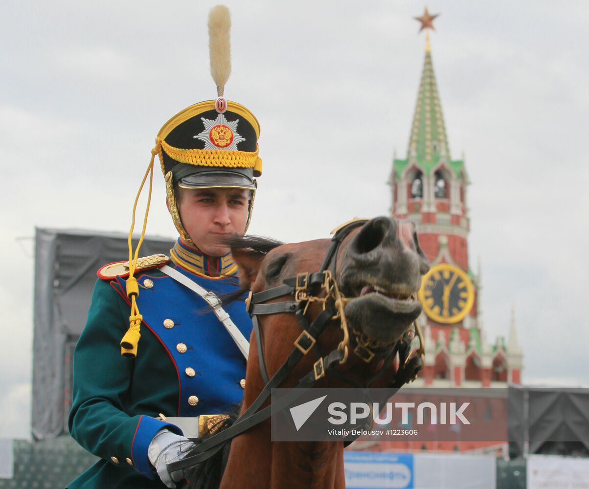 Full dress rehearsal of Spasskaya Tower Festival