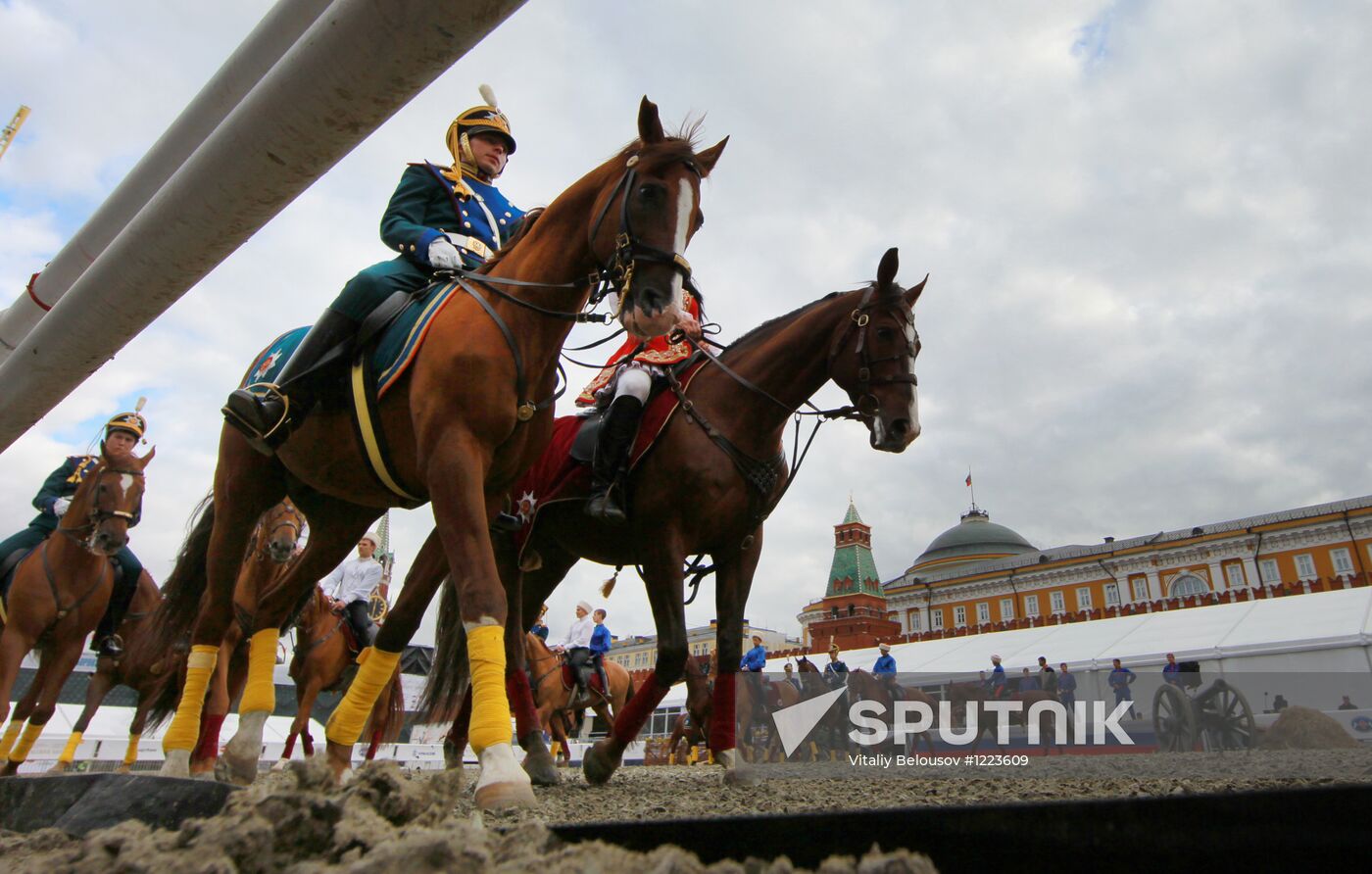 Full dress rehearsal of Spasskaya Tower Festival