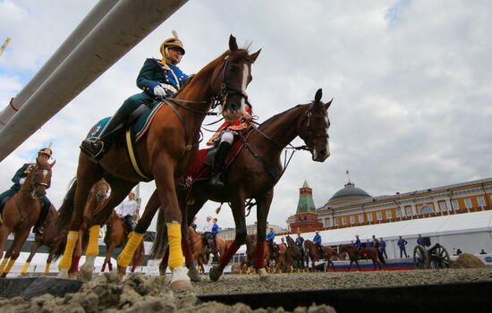 Full dress rehearsal of Spasskaya Tower Festival