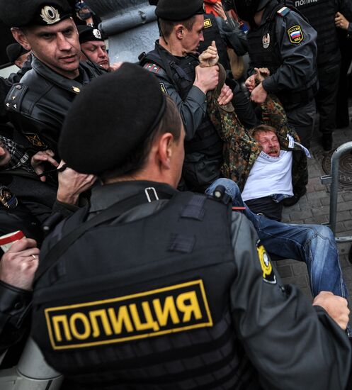 Strategy-31 rally in Moscow