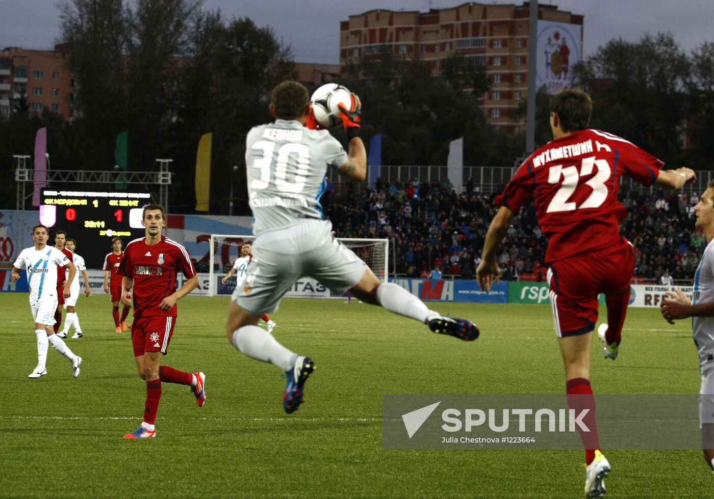 Football RFPL. Mordovia vs. Zenit