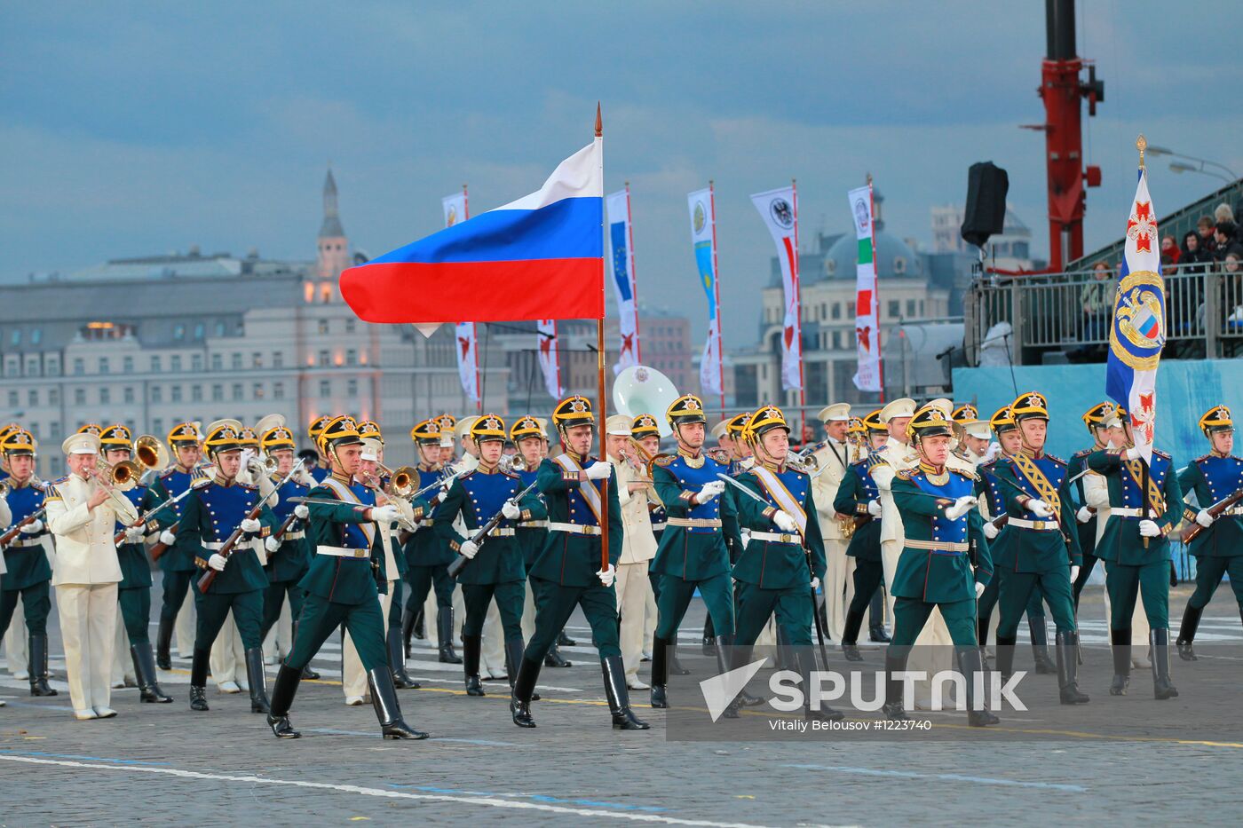Full dress rehearsal of Spasskaya Tower Festival