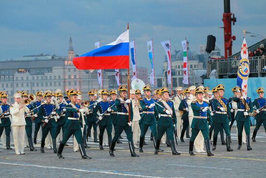 Full dress rehearsal of Spasskaya Tower Festival