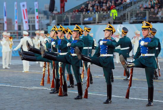 Full dress rehearsal of Spasskaya Tower Festival