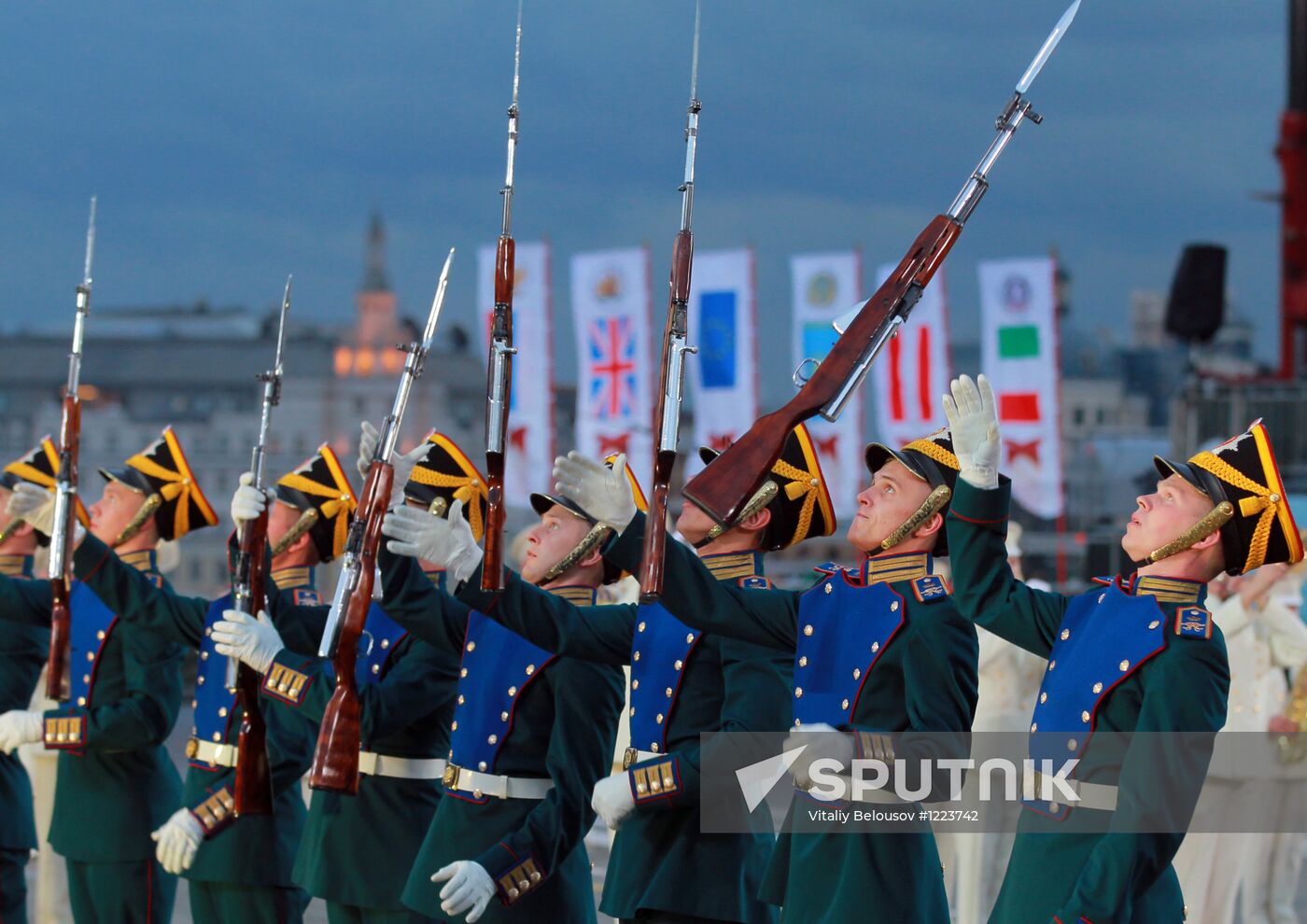 Full dress rehearsal of Spasskaya Tower Festival