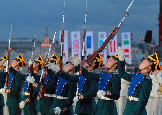 Full dress rehearsal of Spasskaya Tower Festival