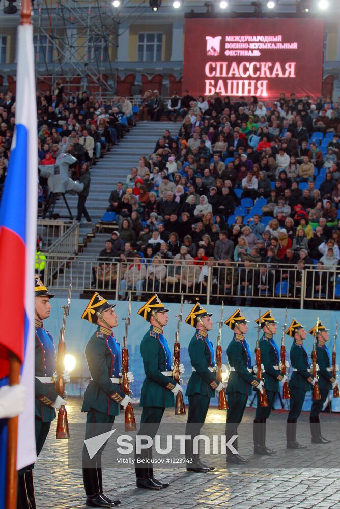 Full dress rehearsal of Spasskaya Tower Festival
