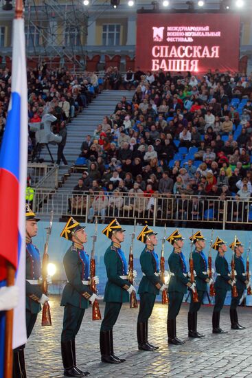 Full dress rehearsal of Spasskaya Tower Festival