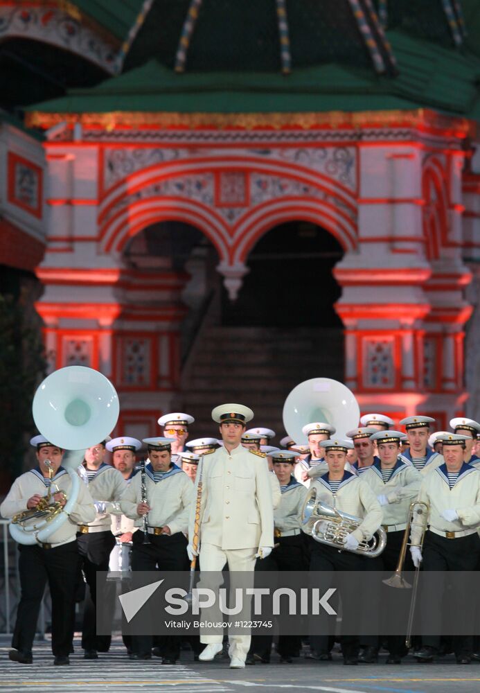 Full dress rehearsal of Spasskaya Tower Festival