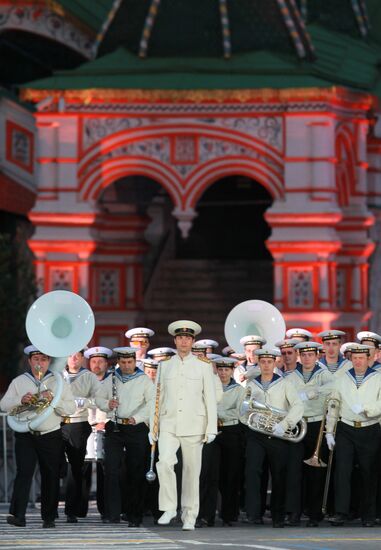 Full dress rehearsal of Spasskaya Tower Festival